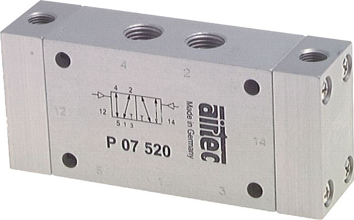 5/2-Wege Pneumatikimpulsventil, G 1/2"