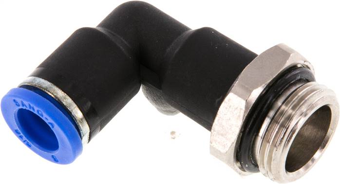 Winkel-Steckanschluss, lang G 3/8"-8mm, IQS-Standard, langer Körper