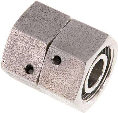 Gerader Verbinder 18 L-18 L, 1.4571, mit Dichtkegel und O-Ring