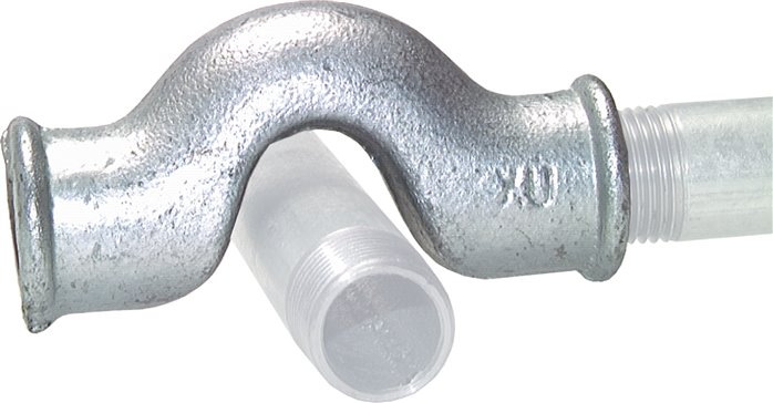 Überspringbogen, Rp 3/4" (IG), Temperguss verzinkt