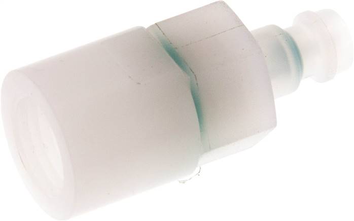 Kupplungsstecker (NW5) G 1/4", PVDF (IG), beidseitig absperrend