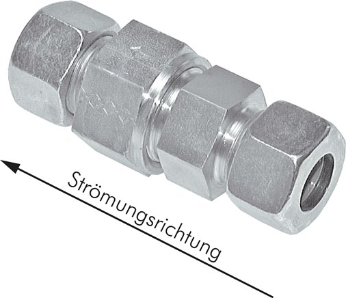 Hydraulik-Rückschlagventil 6 S (M14x1,5), Stahl verzinkt