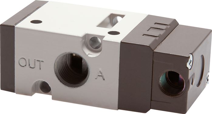 3/2-Wege Pneumatikventil, G 1/4" (Pilot G 1/8"), Federrückstellung (NO)