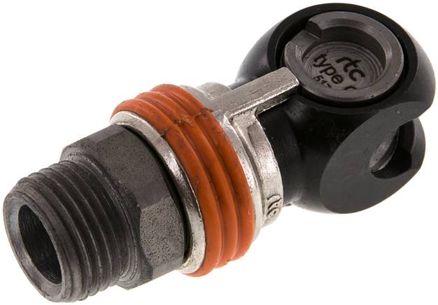 Schwenk-Sicherheits-Schnellkupplung (NW7,2) G 1/2"(AG)