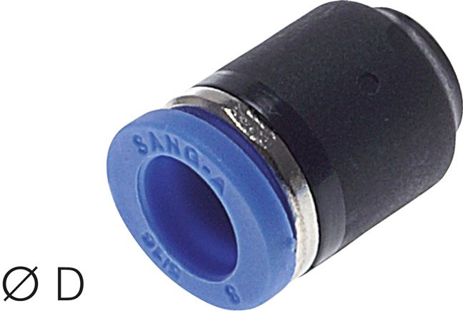 Verschlusskappe für 4mm Schläuche, IQS-Standard