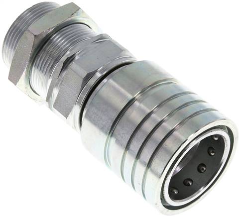 Schott-Steckkupplung ISO7241-1A, Muffe Baugr.6, 30 S (M42x2)
