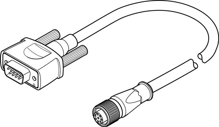 FESTO NEBM-M12G8-E-25-S1G9 (5105626) Encoderleitung
