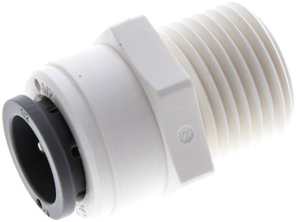 Gerader Steckanschluss NPT 1/2"-1/2" (12,7 mm), IQS-LE (EPDM-Dichtung)
