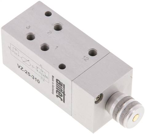 5/2 Wege Fußventil, G 1/4, tastend - CNCTEC 5/2 Wege Fußventil, G 1/4, tastend - CNCTEC