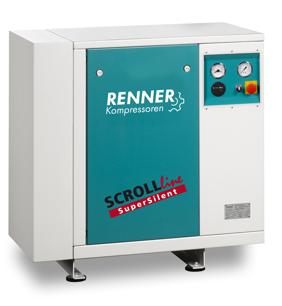 RENNER-Scrollkompressor SuperSilent SL-NEO 2-3,7 S 8 bar -Ölfrei