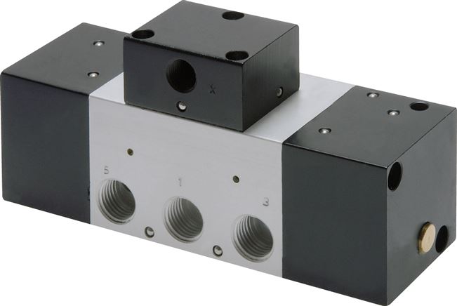 5/2-Wege Impulsuntersetzer, G 1/4" (Pilot G 1/8")