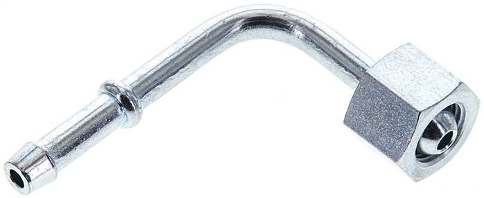 90°-Schlauchnippel G 1/8" Überwurfmutter, 4 - 5mm