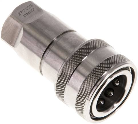 Hydraulikkupplung ISO 7241-1B, Muffe, G 3/8"(IG),Edelstahl