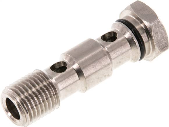Hohlschraube für IQS-Ringstücke, G 1/4" 2-fach