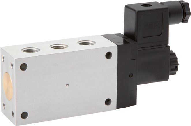5/2-Wege Magnetventil, G 1/8", Feder, 230 V AC