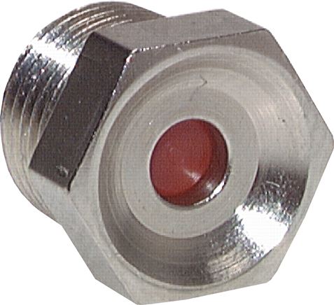 Druckanzeige, rot, R 1/8"