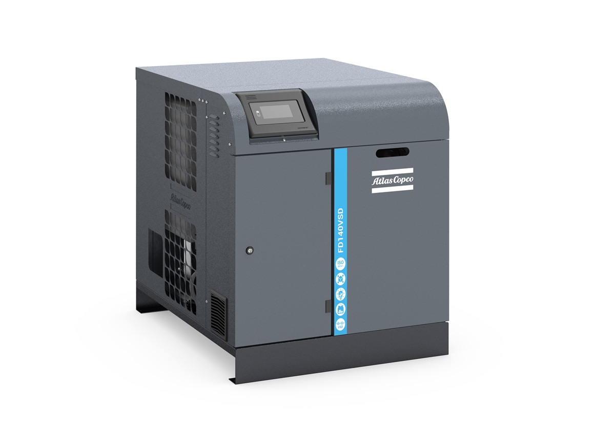 Essiccatore a refrigerazione Atlas Copco FD 140 VSD a velocità controllata