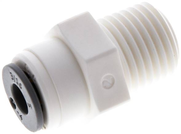 Gerader Steckanschluss R 1/4"-3/16" (4,76 mm), IQS-LE (EPDM-Dichtung)