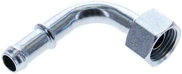 90°-Schlauchnippel G 1/2" Überwurfmutter, 11 - 12mm