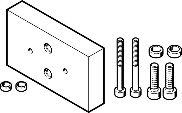 FESTO DHAA-G-Q5-16-B17-14-E (2512383) Adapterbausatz