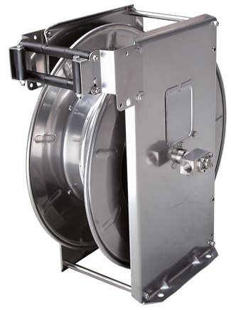 Autom. Schlauchaufroller, DN10, 400 bar, Edelstahl