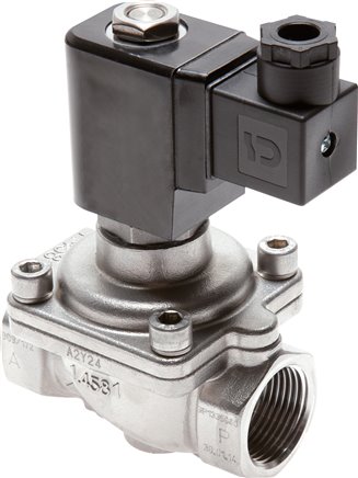 2/2-Wege ES-Magnetventil G 1/2", 0-16 bar, stromlos geöffnet (NO) 24VAC
