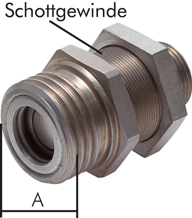 Hydraulik-Rohrleitungskupplung, Muffe Baugr.2, 8 L (M14x1,5)