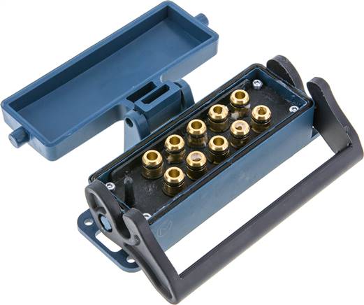 Mehrfachkupplung 10x 8mm Schl.,Muffe