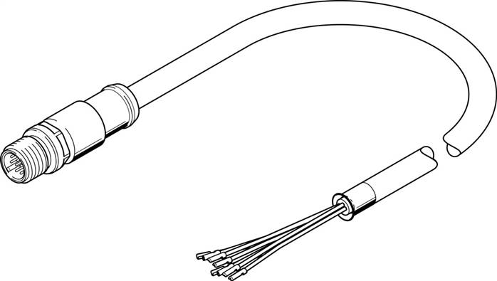 FESTO NEBS-SM12G12-E-5-N-LE12 (3947395) Verbindungsleitung
