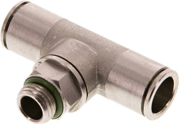 T-Steckanschluss G 1/4"-12mm, IQS-MSV (Hochtemperatur), Dichtung FKM