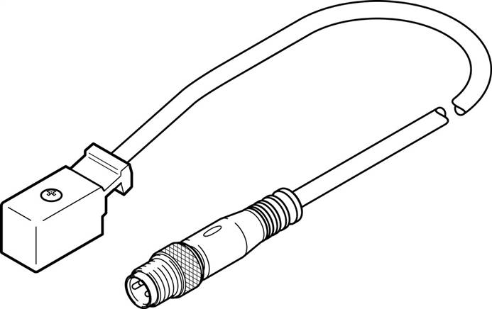 FESTO KMYZ-2-24-M8-0,5-LED (177676) Verbindungsleitung