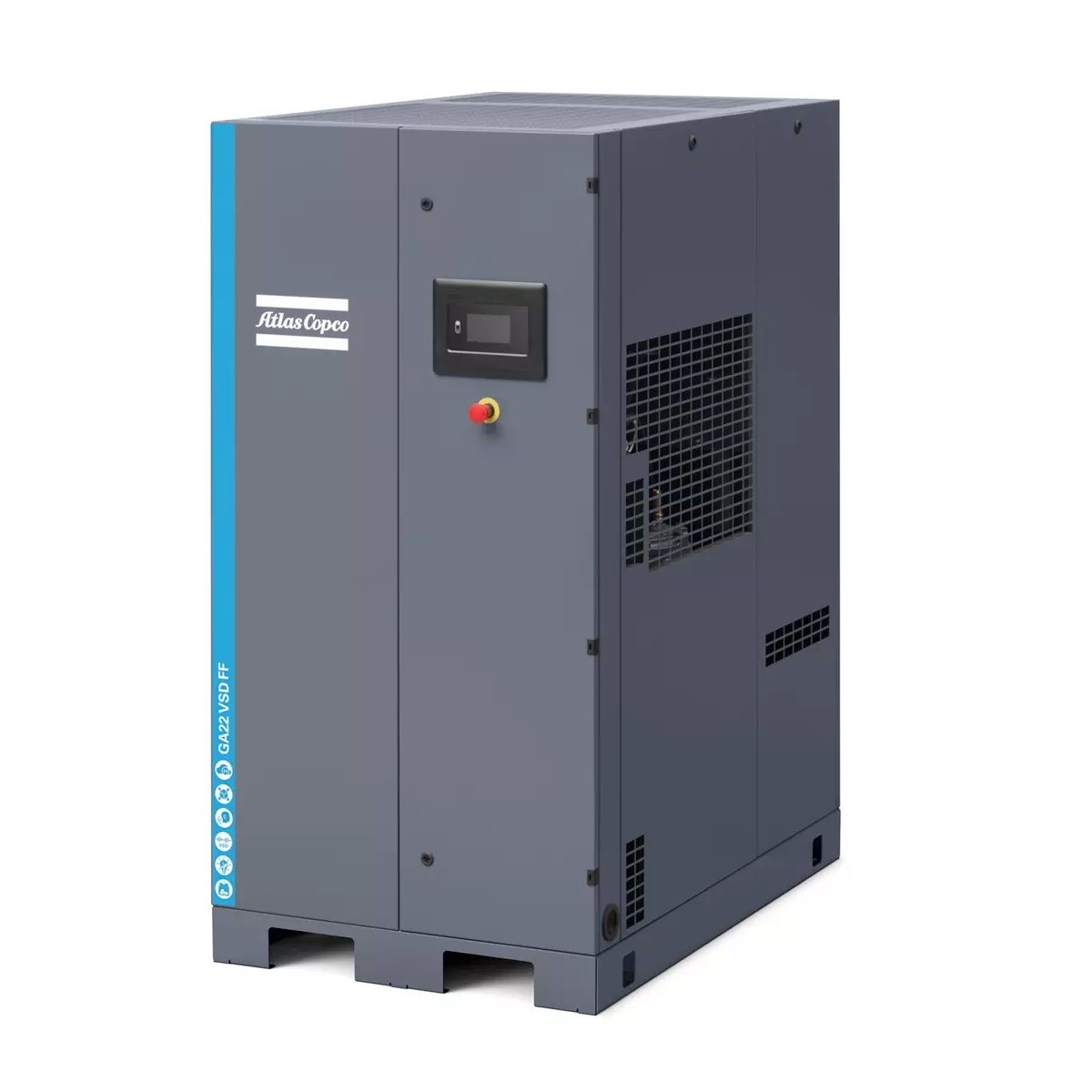 Atlas Copco Schraubenkompressor GA 26 VSD FF inkl. Kältetrockner - 13 bar