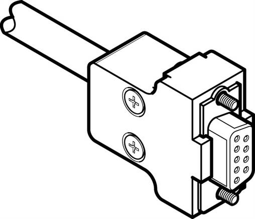 FESTO KMP6-09P-8-5 (531185) Anschlussleitung