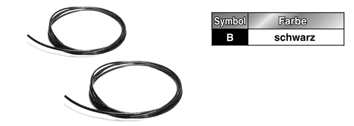 SMC T1613B-100 SMC Nylon-Schlauch, schwarz