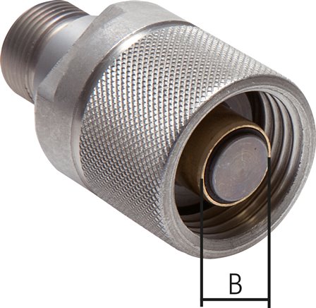 Hydraulik-Rohrleitungskupplung, Stecker Baugr.2, 10 S (M18x1,5)