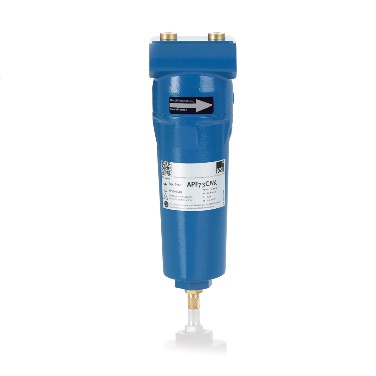 DF-Kartuschenfilter APF93 MSK G3/4 Durchfluss 1 m³/h