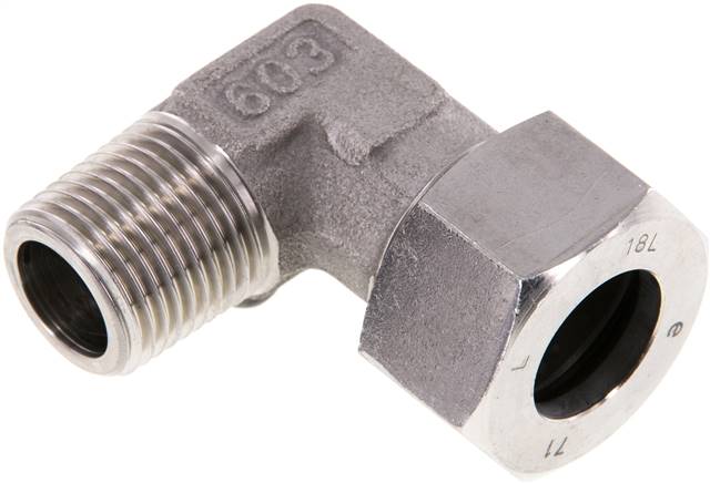 Winkel-Schneidringverschraub. R 1/2"-18 L (M26x1,5), 1.4571