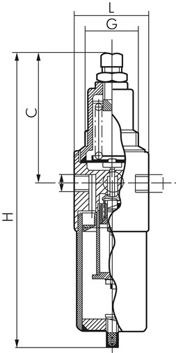 Filterregler, 1.4404, G 1/2", 1,5 - 15bar (Standard)