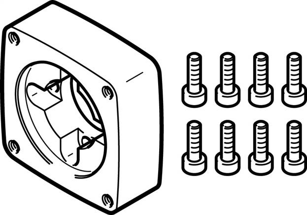 FESTO EAMF-A-28D-40P (1982014) Motorflansch