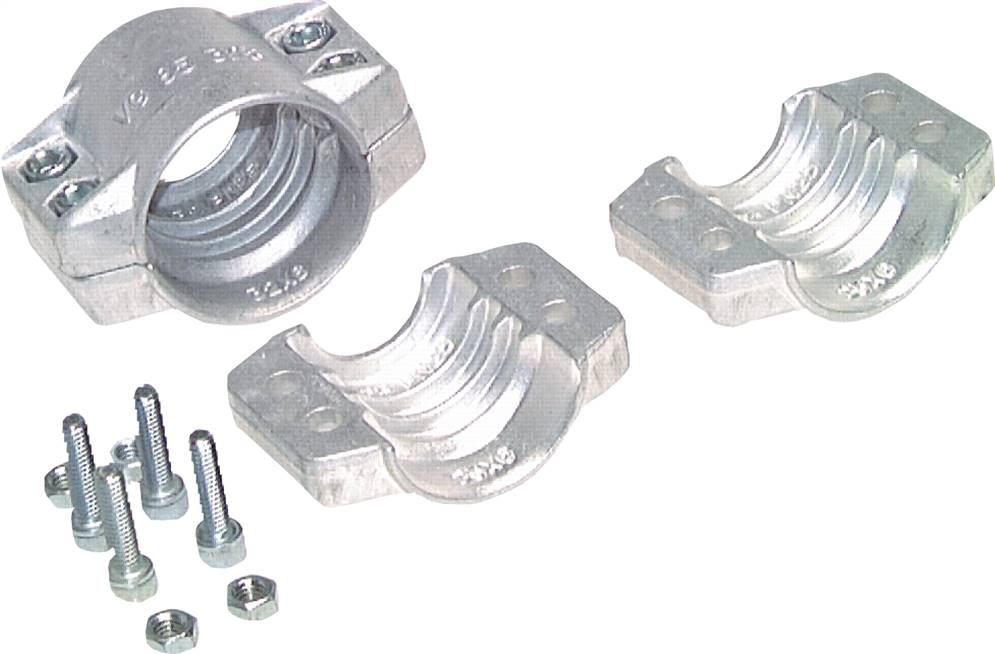 Klemmschalen 74 - 76mm, 1.4401, EN14420-3 (DIN2817)