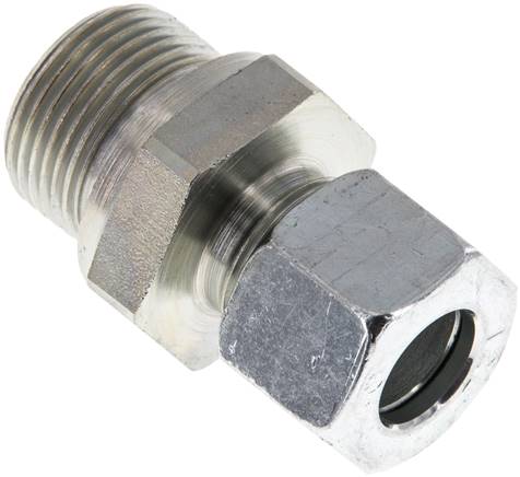 Gerade Schneidringverschr. M 22x1,5-12 L (M18x1,5), Stahl verzinkt