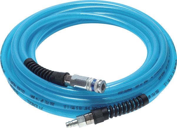 PUR-Schlauchset, 15 mtr., mit Kupplungsset, G 3/8", NW 7,2