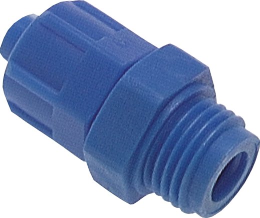 Gerade Verschraubung G 1/8"-6x4mm, Kunststoff (POM)