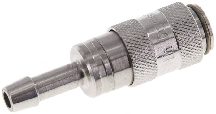 Schnellkupplung (NW2,7) 4mm Schlauch, 1.4404