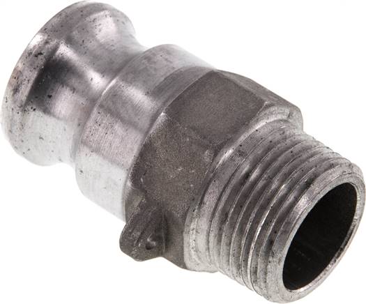 Kamlock-Stecker (F) R 1"(AG), Aluminium