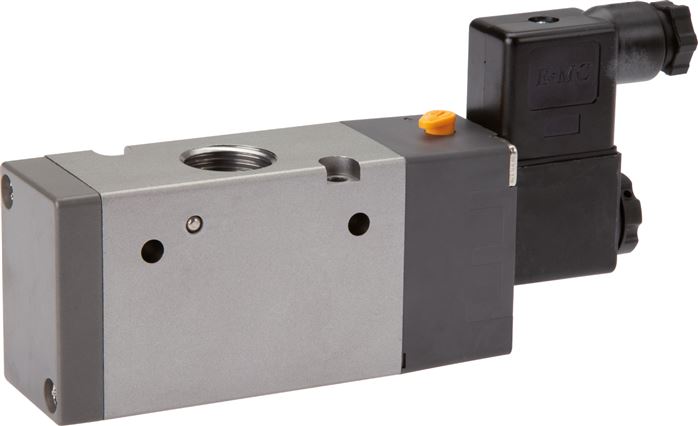 3/2-Wege Magnetventil, G 1/2", Federrückstellung (NC), 24 V=, mechanische Feder