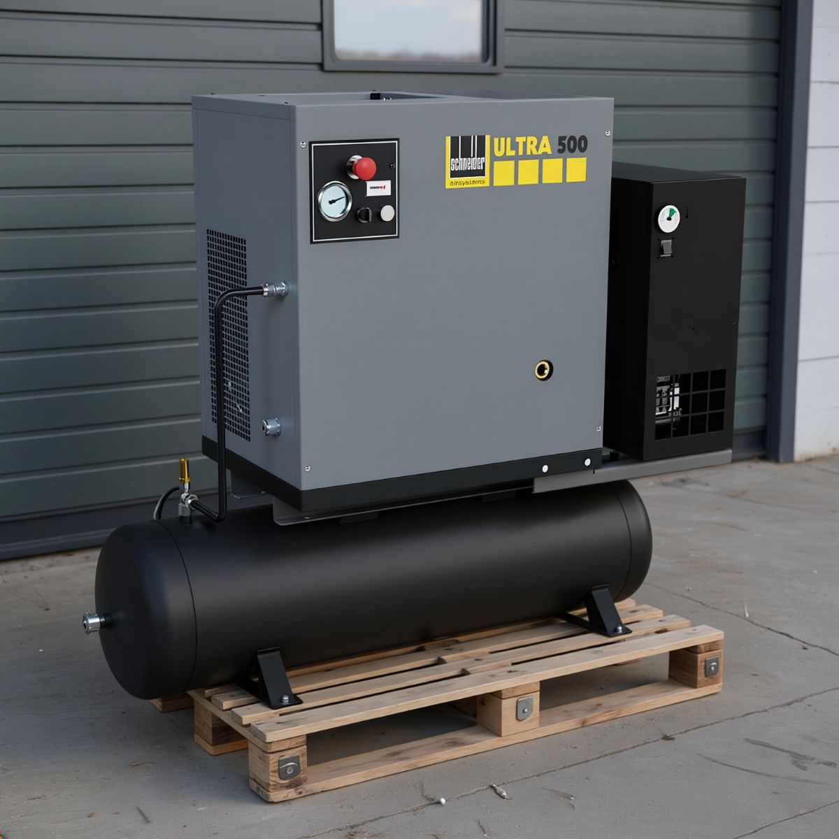 Compressore a vite Schneider ULTRA 500D 200 litri-AD2000, 1839025668