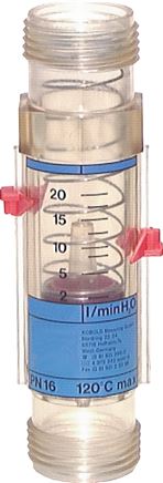 Durchflussmesser G 1" (AG), 20 - 100 l/min für Wasser