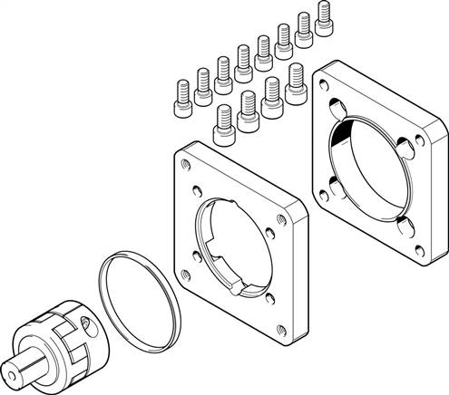 FESTO EAMM-A-M80-120G (1190774) Axialbausatz