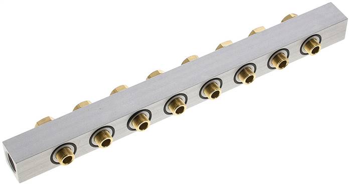 P-Leiste inkl. Hohlschrauben und Dichtungen für Ventilbaureihe M05 / P05 R 181/8